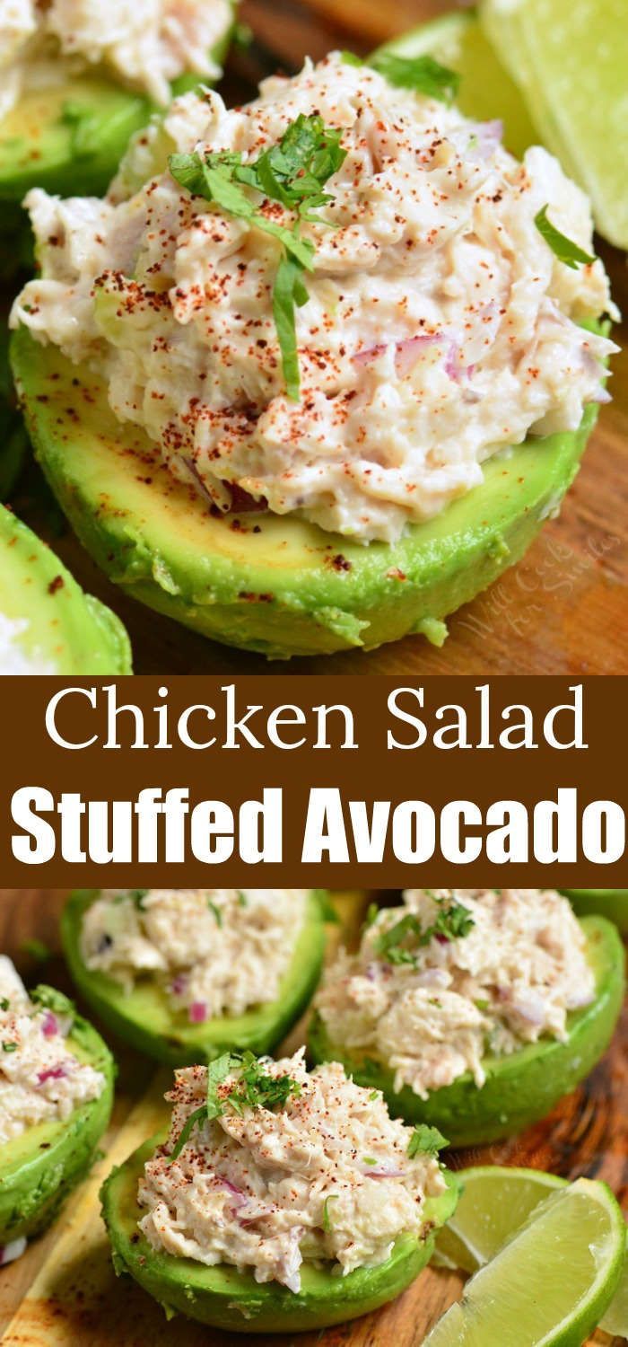 Chicken Salad Stuffed Avocado - Will Cook For Smiles