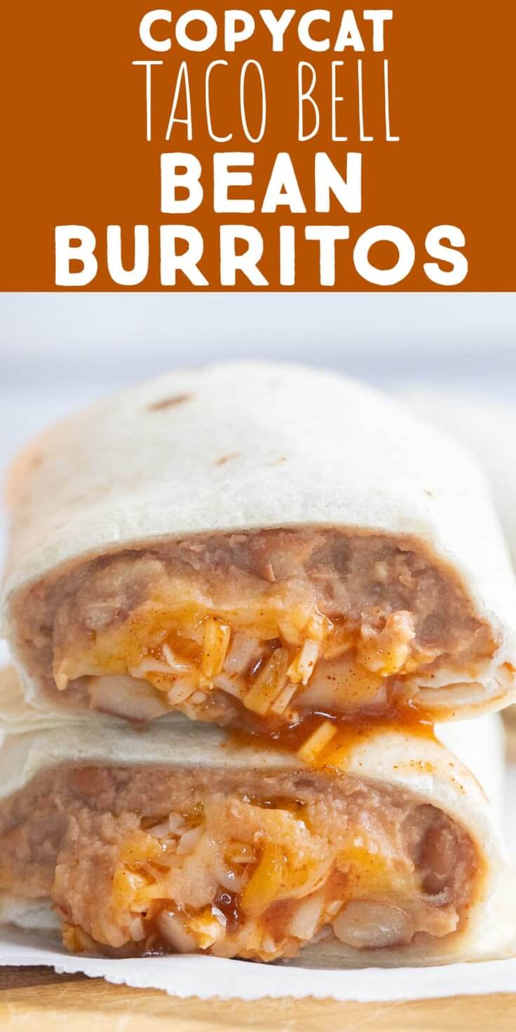 Copycat Taco Bell Bean Burrito Recipe - She Likes Food